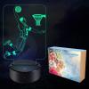 imageAmazeFan Basketball Night Light for Kids  3D Basketball Night Lamp 7 Colors Optical Illusion Touch ampamp Remote Control with 2 Acrylic Flats Best Birthday Christmas New Year Gifts for Boys Girls Baby