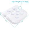imageAmazeFan Bath Pillow Bathtub Spa Pillow with 4D Air Mesh Technology and 7 Suction Cups Helps Support Head Back Shoulder and Neck Fits All Bathtub Hot Tub and Home Spa US Patent Design