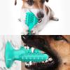 imageAmazeFan Extremely Bite Resistant Natural Rubber Dog Toothbrush Toys Dog Teeth Cleaning Chew Toys for ChewingTeeth Cleaning Suitable for Small Medium Large Dogs