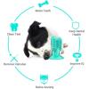 imageAmazeFan Extremely Bite Resistant Natural Rubber Dog Toothbrush Toys Dog Teeth Cleaning Chew Toys for ChewingTeeth Cleaning Suitable for Small Medium Large Dogs