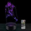 imageAmazeFan FootballSoccer Night Light for Kids  3D Rugby Night Lamp 7 Colors Optical Illusion Touch ampamp Remote Control with 2 Acrylic Flats Best Birthday Christmas New Year Gifts for Boys Girls Baby