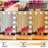 imageAmazeFan Large Vanity Mirror with Lights Hollywood Lighted Makeup Mirror with 14 Dimmable LED Bulbs for Dressing Room ampamp Bedroom Detachable 10X Magnification Spot Mirror Black