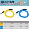 imageAmazeFan Swim Training Belts Swim Training Leash Swim Tether Stationary Swimming Swim Harness Static Swimming Belt Swim Bungee Cords Resistance Bands Blue 2