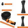imageAmazeFan Trampoline Sprinklers Outdoor Trampoline Spray Hose Water Park Fun Summer Water Game Toys for Kids Boys and Girls393 Feet