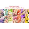 imagePractice Hand for Acrylic Nails Nail Practice Hand Nail Kits Professional Acrylic with Everything and Practice Hand for Nail Manicure Nail Design Art Supplies Manicure DIY Print Practice Tool