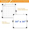 imageWhiteboard Dry Erase Boards Portable White Board Double Sided Magnetic Board StandFoldable Hanging Wall Desktop Boards Easel for Kids Students Teacher for School Home Kitchen Office 24x18 InchPure White