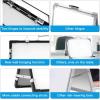 imageWhiteboard Dry Erase Boards Portable White Board Double Sided Magnetic Board StandFoldable Hanging Wall Desktop Boards Easel for Kids Students Teacher for School Home Kitchen Office 24x18 InchIvory Black