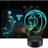 imageAmazeFan Basketball Night Light for Kids  3D Basketball Night Lamp 7 Colors Optical Illusion Touch ampamp Remote Control with 2 Acrylic Flats Best Birthday Christmas New Year Gifts for Boys Girls Baby