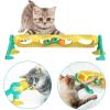 imageAmazeFan Cat Track Ball Toy with SuckerFun Levels of Interactive Play  Circle Track with Cat Mint Ball Glowing Ball Satisfies Hunting Chasing ampamp Exercising Needs Suitable for Multiple Cats