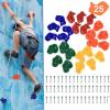 imageAmazeFan Ninja Tree Rock Climbing Holds for Kids ampamp Adults Climber Climbing Grip Kits for Ninja Warrior Obstacle Course 25 Pcs