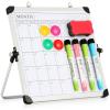imageWhiteboard Dry Erase Boards Portable White Board Double Sided Magnetic Board StandFoldable Hanging Wall Desktop Boards Easel for Kids Students Teacher for School Home Kitchen Office 24x18 InchPure White